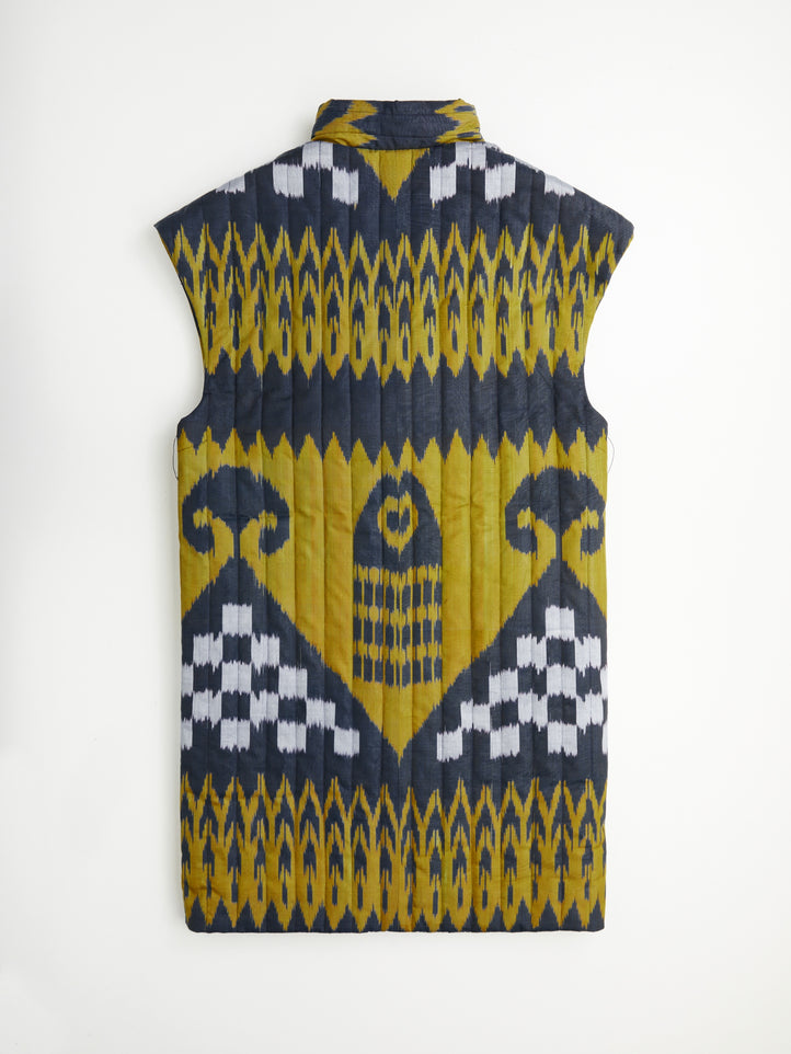 quilted-silk-handwoven-coat-vest-natural-fibers-central-asia